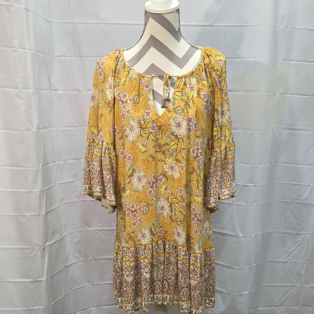 Floral Yellow Dress
